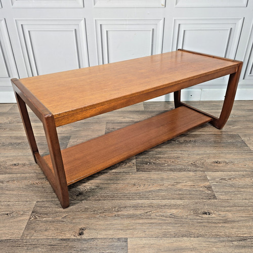Vintage teak coffee table mid - coffee,