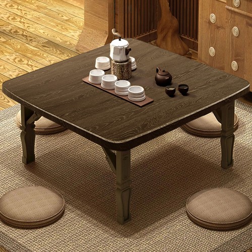 Folding coffee table 80cm - coffee,
