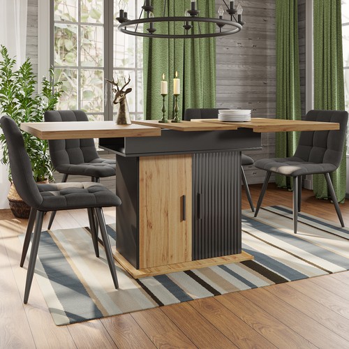 Extendable dining table - dining,