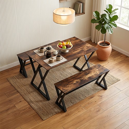 Shaped metal base dining - base,