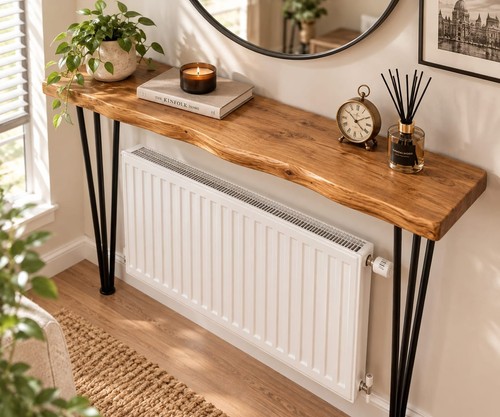 Chunky radiator shelf console - radiator,