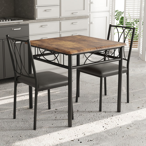 Piece dining table set - for, 2