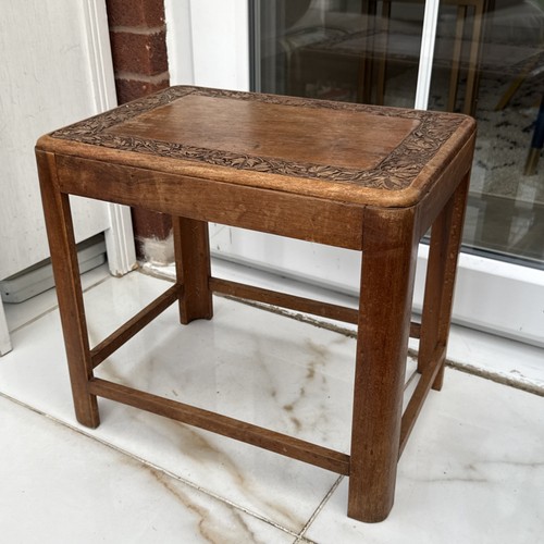 Vintage table wooden side - table,