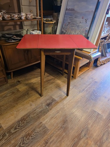 Remploy red formica drop leaf - formica,