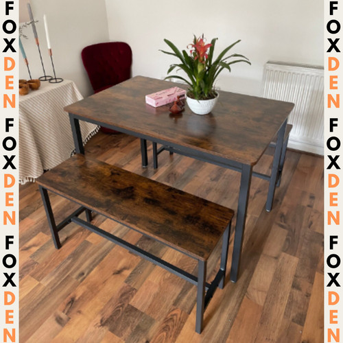 Industrial dining set seater - industrial,