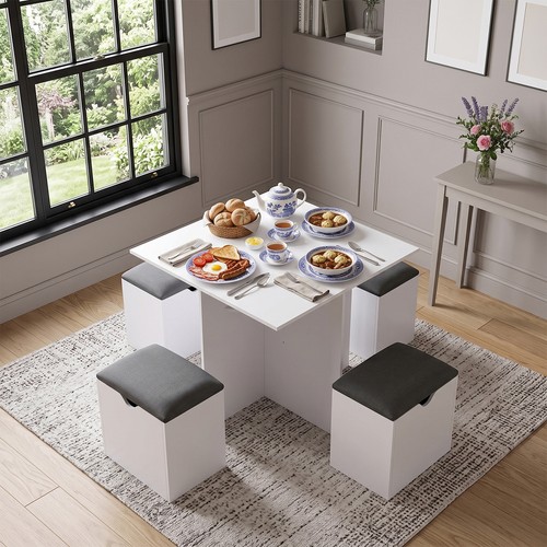 5pcs dining table chairs - 5pcs, set
