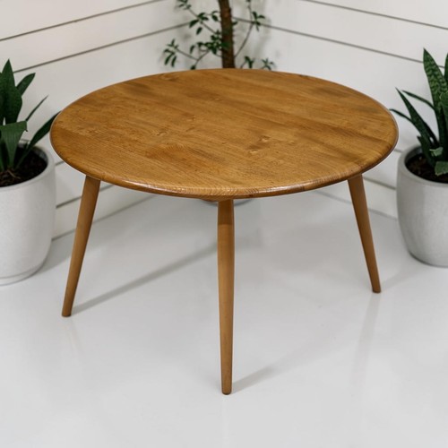Ercol large round coffee - coffee, table