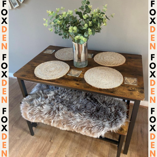 Industrial dining table - table, and
