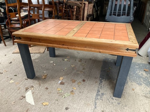 Tile top dining - dining, table