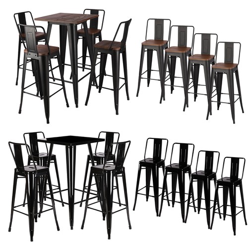 Industrial metal bar table - industrial,