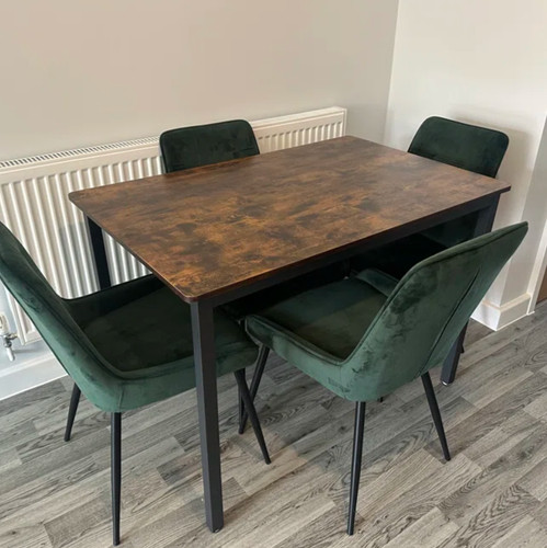 Industrial dining table rustic - dining,