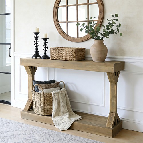 Console table wooden - console,