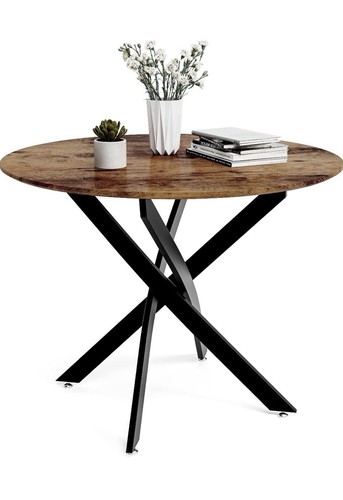 Goldfan round wooden - wooden, dining