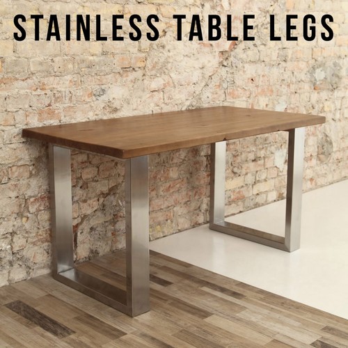 Stainless steel table legs - x,