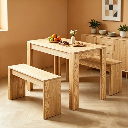 Rustic dining table 2 - dining,