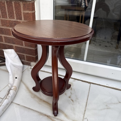 Vintage heavy table - side,